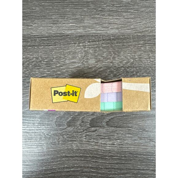 Post-It Note Paper Square Mint Color Pink Purple 70 sheets Self-adhesive - Picture 4 of 4